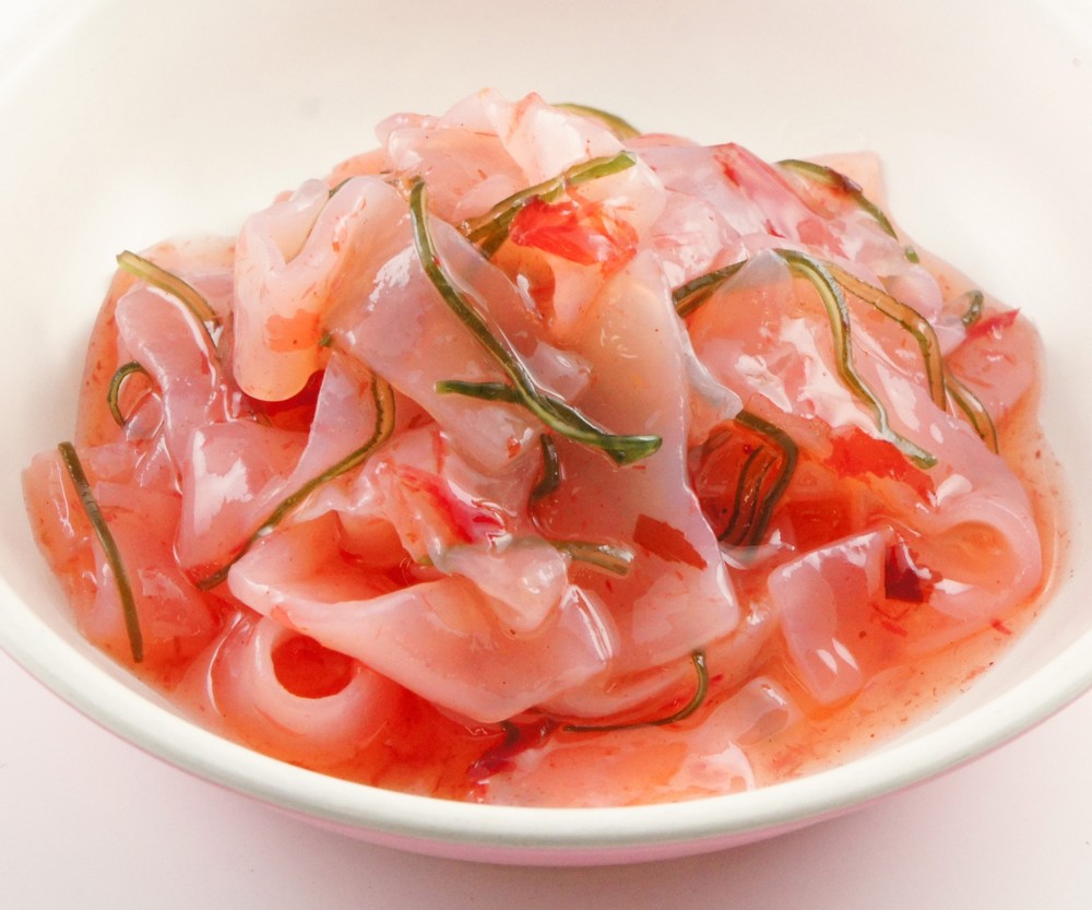こんにゃくの梅肉あえ