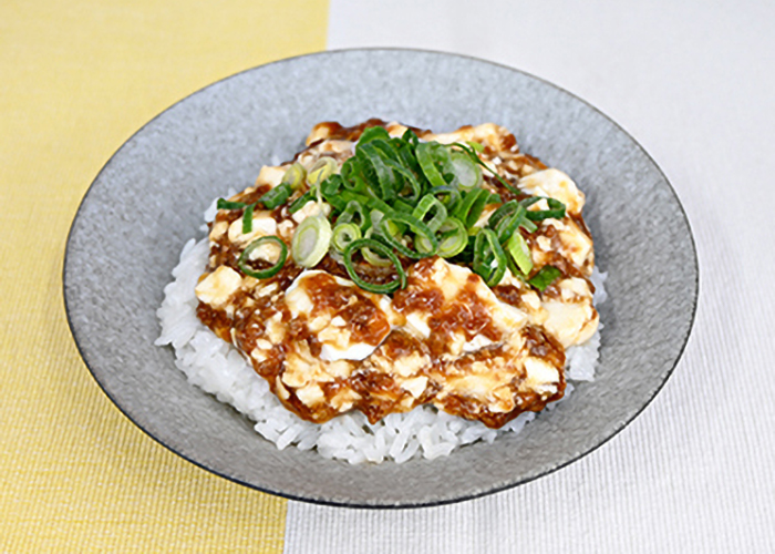 レンジで作れる麻婆丼