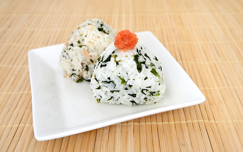 あっさり青しそ高菜むすび