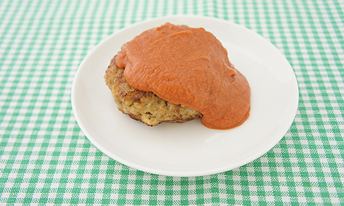 とうふクリームハンバーグ