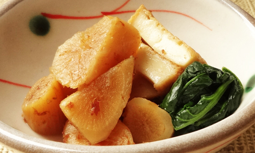 堂本便＜ごぼうと厚揚げのうま煮＞