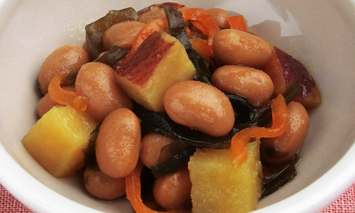 堂本便＜切昆布とさつまいもの煮物＞