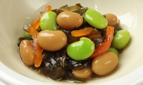 堂本便＜大豆と枝豆の昆布煮＞