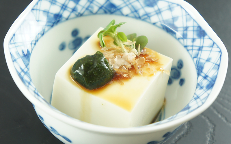 青しそ冷奴
