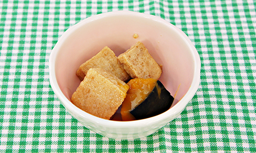 堂本便＜絹厚揚げとかぼちゃの含め煮＞