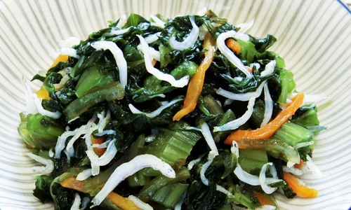 堂本便＜しらすと青菜のおひたし＞
