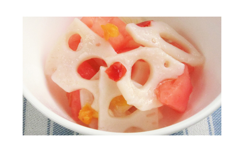 堂本便＜トマトのれんこんマリネ＞