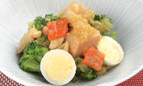 堂本便＜鶏肉とうずら卵のみぞれ煮風＞