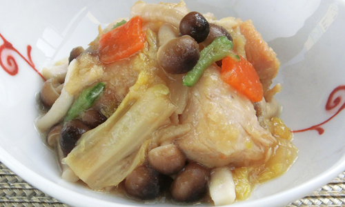 堂本便＜鶏肉と野菜のみぞれ煮＞