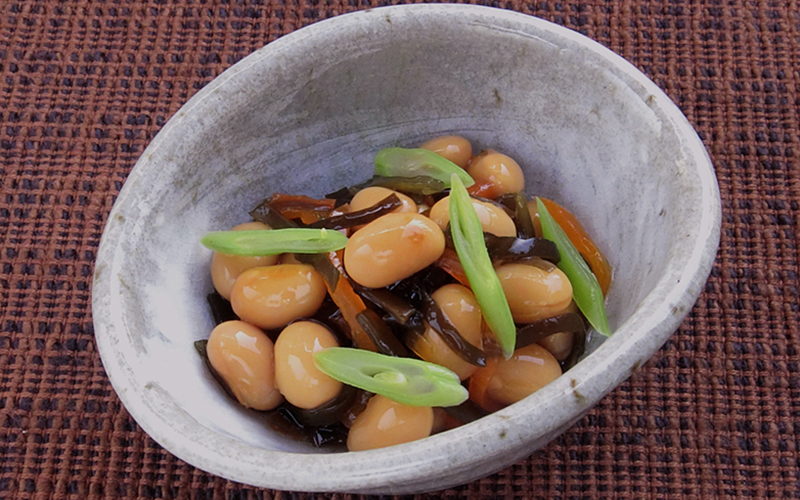 堂本便＜切昆布大豆きぬさやトッピング＞