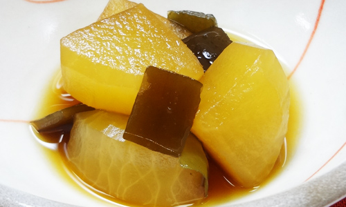 堂本便＜小さな昆布と大根の煮物＞