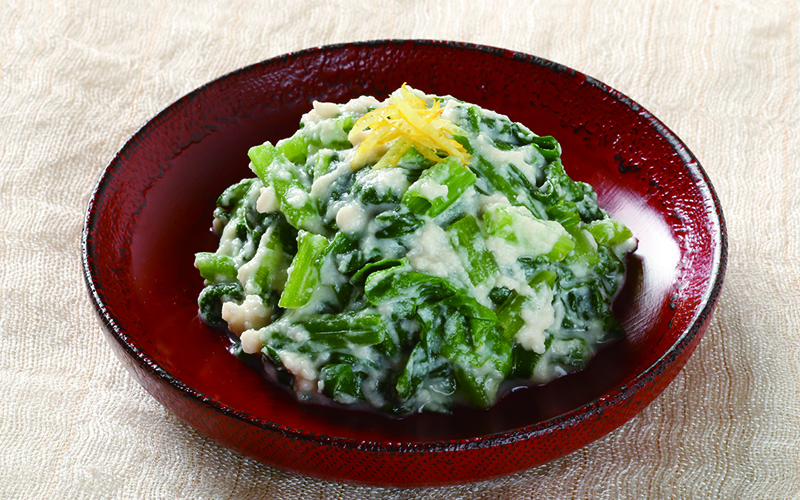 堂本便＜ほうれん草の白あえ＞