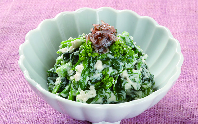 堂本便＜菜の花としらすの白あえ＞