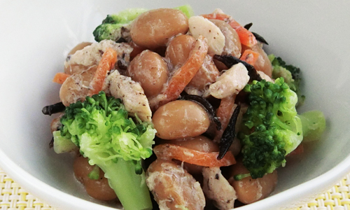 堂本便＜大豆とツナのひじきサラダ＞