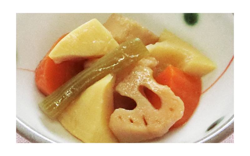 堂本便＜たけのこと根菜の炊き合わせ＞
