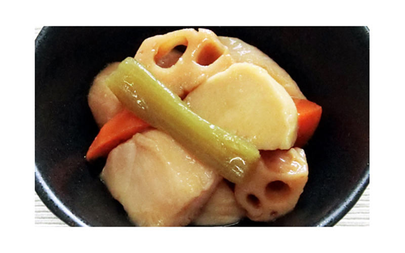 堂本便＜鶏肉と根菜の炊き合わせ＞