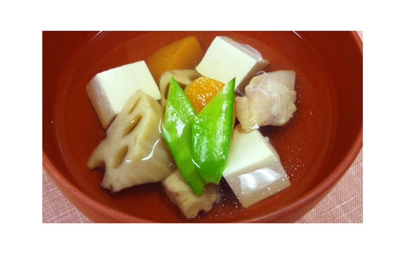 堂本便＜鶏肉とれんこんのけんちん汁風＞